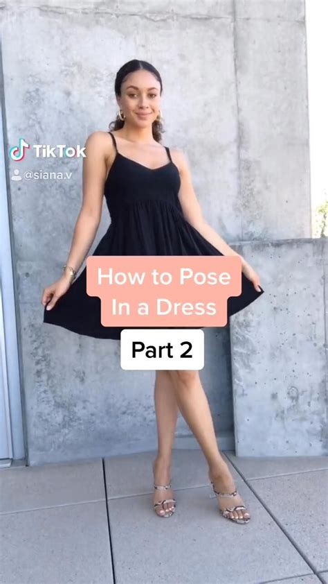 how to pose in a dress for pictures